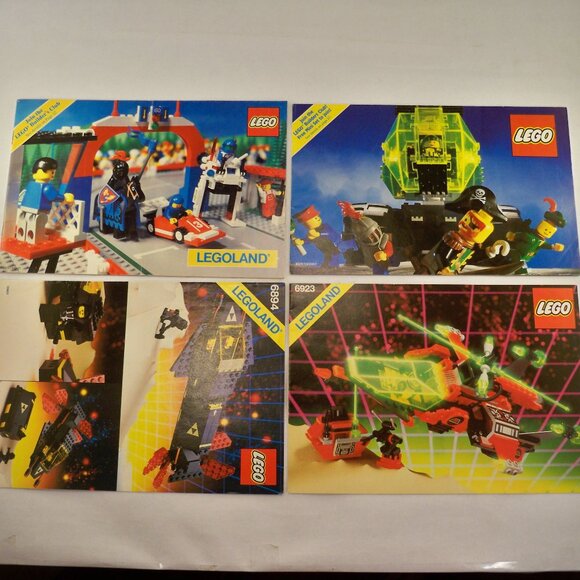 Vintage LEGOLAND 6923, 6894 Assembly & Promotional Booklets Only - Picture 1 of 4